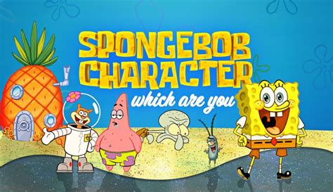 spongebob quiz which character are you|spongebob guess what iam.